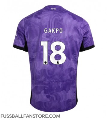 Liverpool Cody Gakpo #18 Replik 3rd trikot 2023-24 Kurzarm